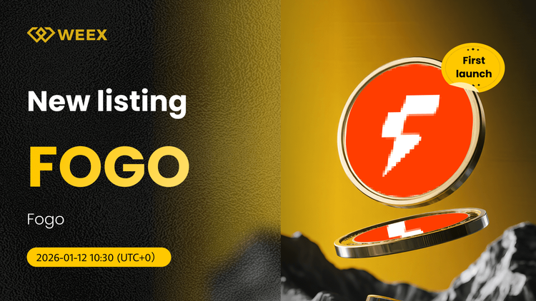 FOGO USDT 对实盘： Fogo Coin 上市于WEEX现货