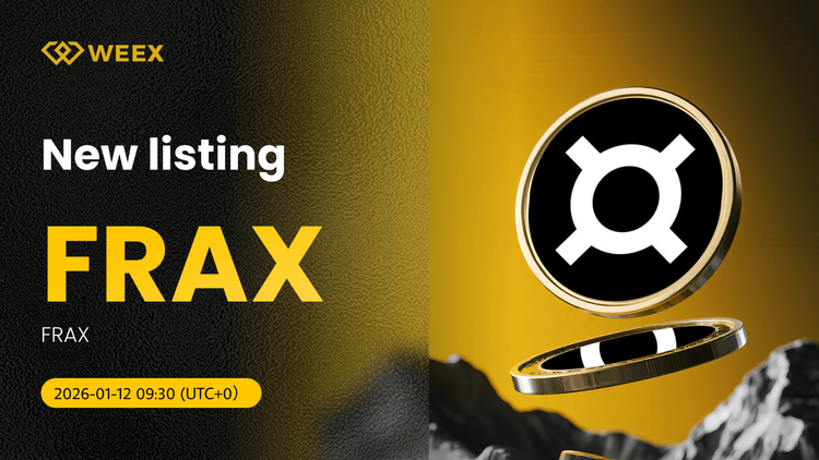 FRAX USDT 现现货交易现在在 WEEX 交易所 上实盘播