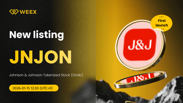 JNJON USDT 上市于 WEEX:交易强生公司硬币