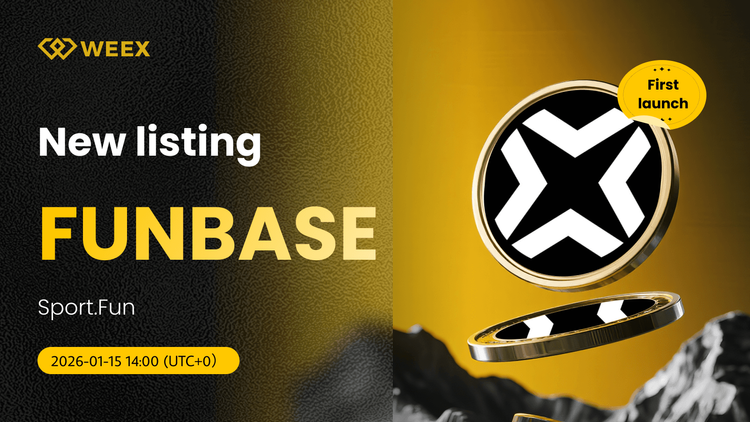 FUNBASE USDT：Sport.Fun Coin 现已在 WEEX 现货交易所上线